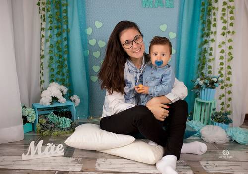 Família de Dia das Mães Marina 