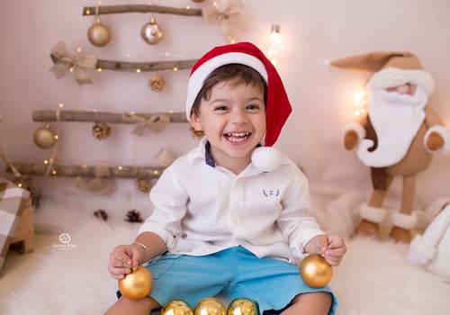 Infantil de Ensaio Natal Enzo