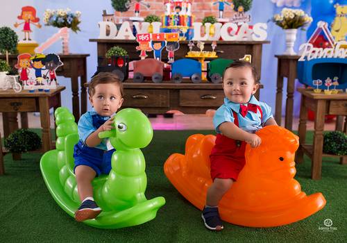 Aniversário Infantil de Aniversário Davi e Lucas