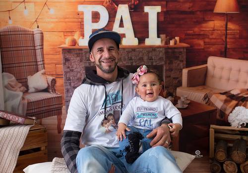 Infantil de Nauany - 09 meses - Dia dos Pais