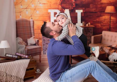 Infantil de Ayla - 10 meses - Dia dos Pais