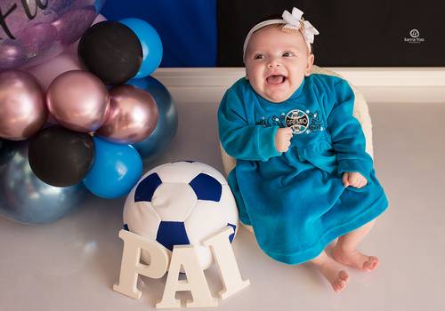 Infantil de Ana Clara - 02 meses - Dia dos Pais