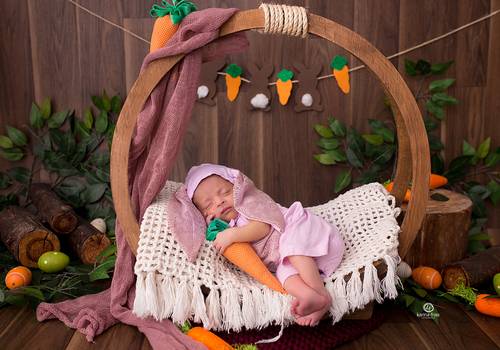 ACOMPANHAMENTO MENSAL de Zhoe - 01 mês - Páscoa 2021