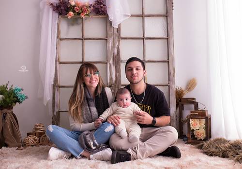Família de Andressa, Guilherme e João