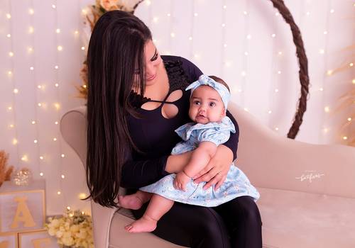 ACOMPANHAMENTO MENSAL de Cecilia - 07 meses - Dia das Mães 2022