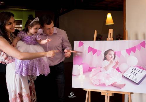 A festa de um ano não é só do bebê!!