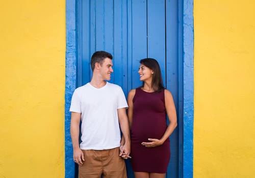 Gestante de Sessão gestante em Florianópolis | Gabi e André à espera de Cecília