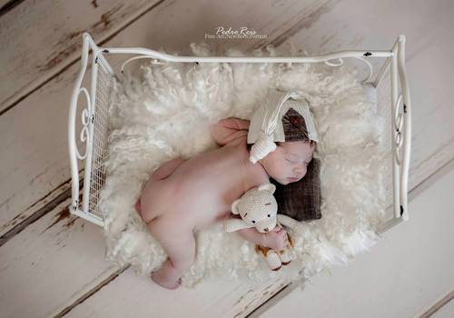 NewBorn de Sessão da bebé recém nascida  Eva