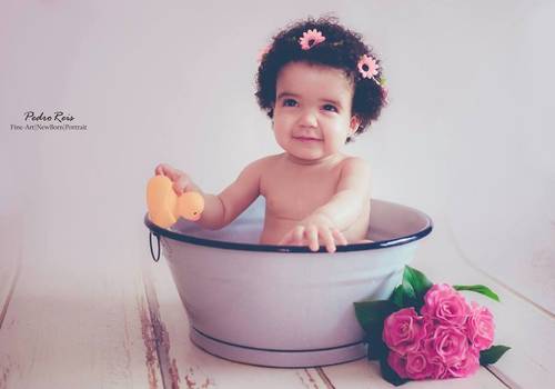 Acompanhamento de Ensaio da bebé Gabriela de 1 aninho
