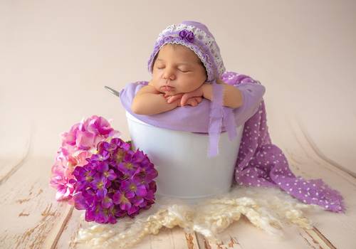 NewBorn de Book de recém-nascida Constança