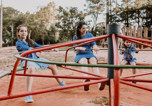 Ensaio de Família de Tássila, Sophia e Alice