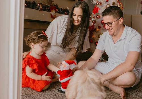 Ensaio de Família de Memórias de Natal