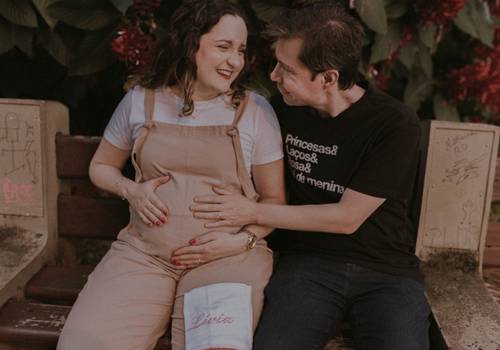 Ensaio de Gestação de A Espera da Lívia