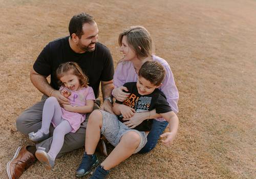 Ensaio de Família de Lucas, Paola, André e Rebeca
