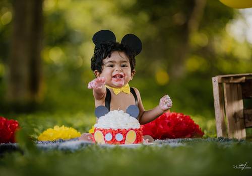 Infantil  de Smash the cake de Theo - 01 Ano