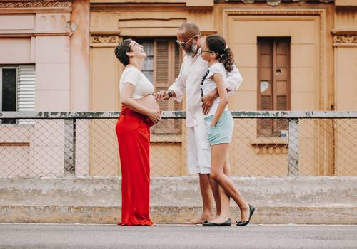 Gestante de Liz, Ane e Davi