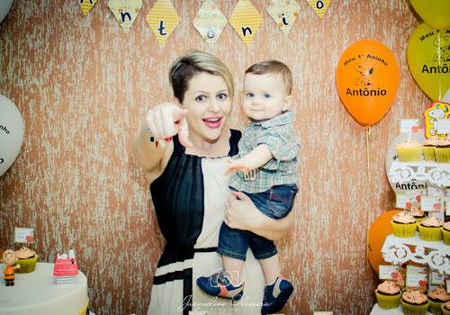 Aniversários de 1º aniversário do Antônio