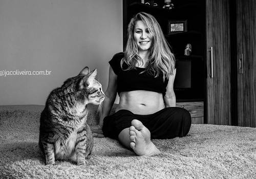 Gestantes de Fabíola esperando Beatriz - ensaio gestante Porto Alegre