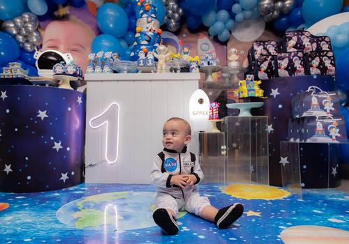 Aniversário Infantil de PRIMEIRO ANO ABRAÃO