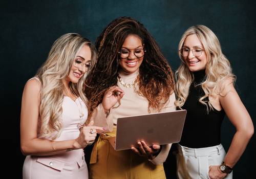 Retrato de Bianca, Marcia e Maju