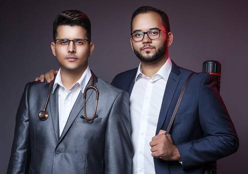 Retrato de Raul e Antônio