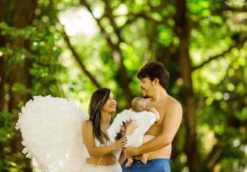 Família de Ensaio Família - Anjo
