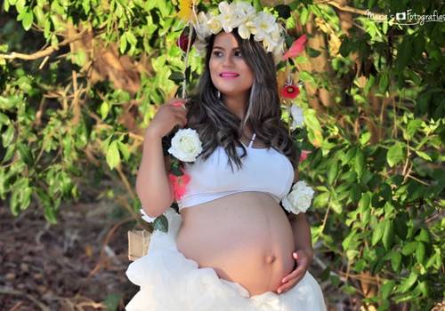 Gestante de Ensaio Gestante Aline