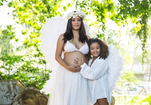 Gestante de Ensaio Gestante Anjo