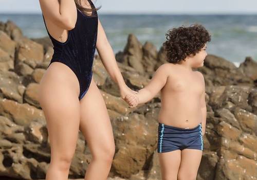 Sereia de Ensaio Externo Mãe e Filho