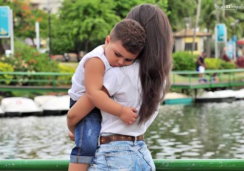 Família de Ensaio Mãe e Filho
