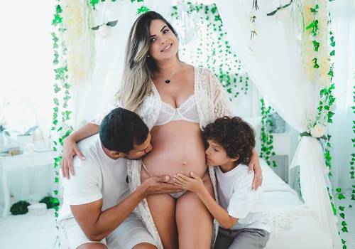 Gestante de Ensaio Gestante - Studio