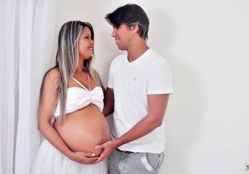 Gestante de Ensaio Gestante