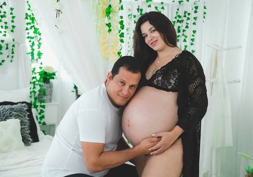 Gestante de Ensaio Gestante - Studio