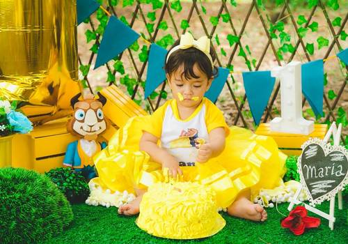 Infantil de Ensaio Smach The Cake