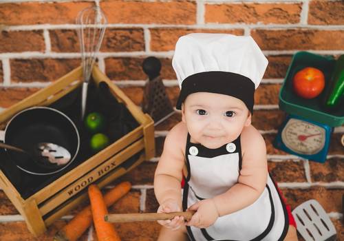 Infantil de Ensaio Infantil Master Chef