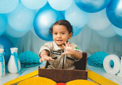 Infantil de Ensaio Smash The Cake 