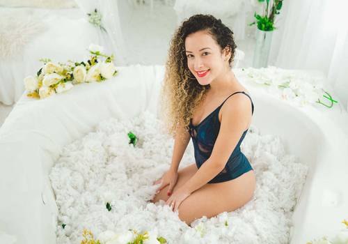 Sensual de Ensaio Banheira
