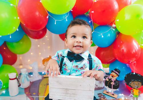 Infantil de Ensaio Smash The Cake