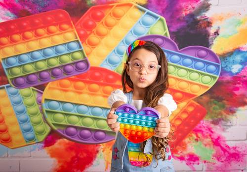 Temático de Pop it com a Luiza