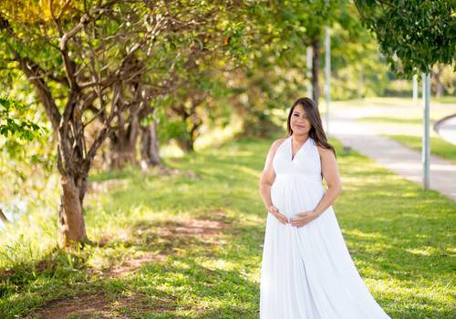 Ensaio Gestante de A espera da Iza