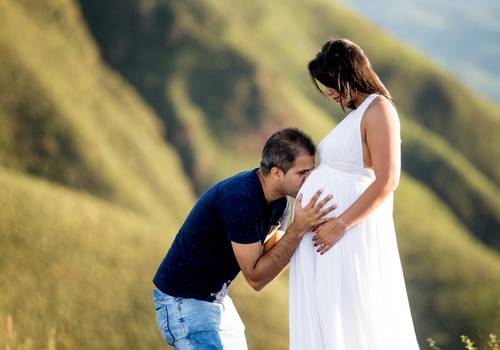 Ensaio Gestante de A Espera do Isac