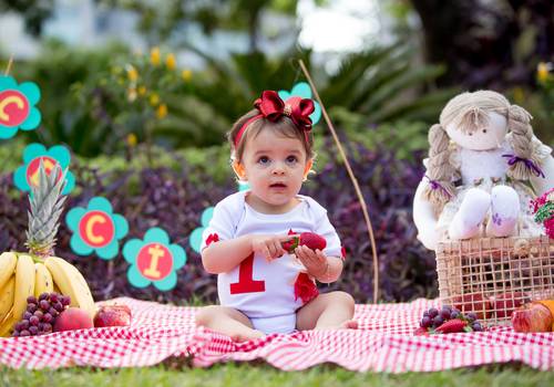 Ensaio Infantil  de Smash the cake da Cecília 