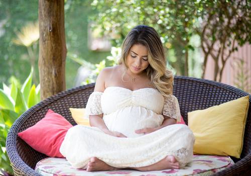 Ensaio Gestante de A Espera da Maria Luiza 