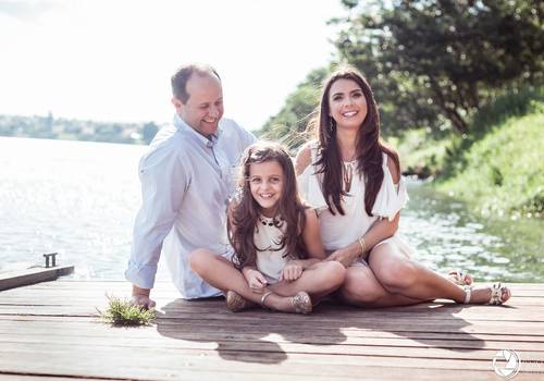 Ensaios de Taís e família