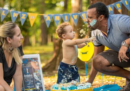 Infantis de Ensaio Smash the Cake - Guilherme