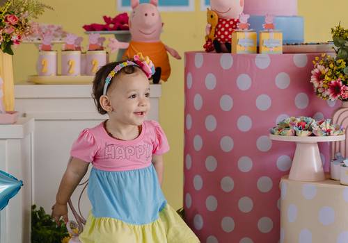 Infantil de Aniversário infantil de 2 anos da Ana Tereza com o tema Peppa Pig em São Gotardo.