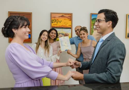 Civil de Casamento Civil da Juliana e Matheus no Cartório de São Gotardo