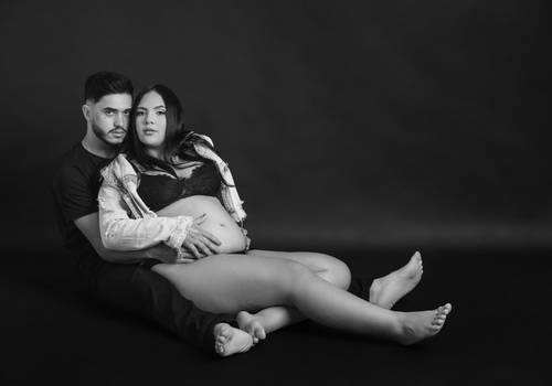 Estúdio de Ensaio de Gestante no Estúdio - Evelyn