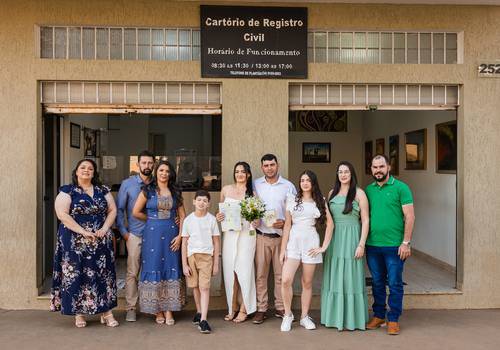 Civil de Casamento Civil em São Gotardo-MG - Bárbara e Darlei.