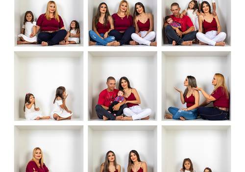 Cubo de Larissa e família no Cubo de Fotos
